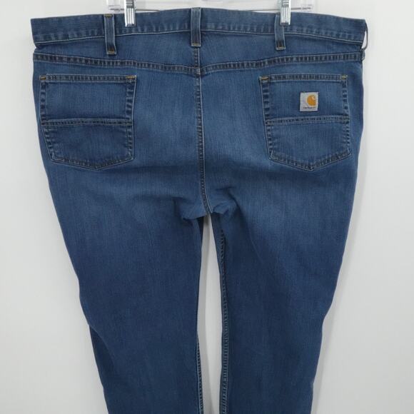 Carhartt Jeans Mens 44x30 Blue Denim Rugged Flex Relaxed Casual‎ Workwear - Picture 11 of 16